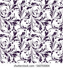 Design ethnic. Floral seamless pattern.