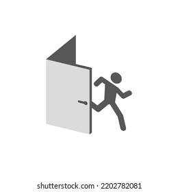 Diseño del plano de la puerta de salida
