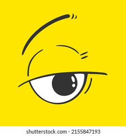 Design of eye looking draw