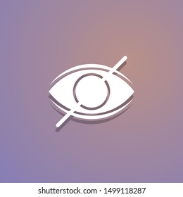 Design of eye parental control icon