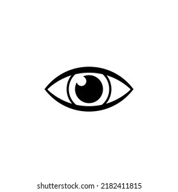 Design Eye Vector Icon Simple. Vector illustration on  white background