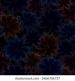 For the design of fabric, dishes. seamless background