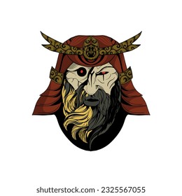 DESIGN FACE ZEUS STYLE ILLUSTRATION