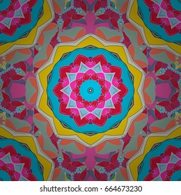 Design for fashion banner, cover, save the date card, wedding or birthday party invitation. Vector mandala with peacock feather. Abstract oriental mandala frame with decorative colored foil.