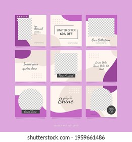 Design Fashion Women Feed Template Puzzle