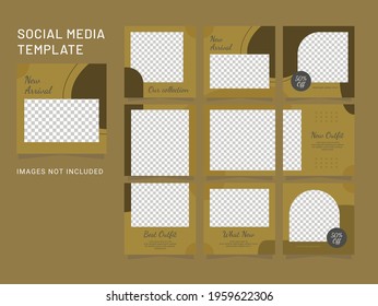 Design Fashion Women Template Post Puzzle