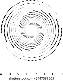 El diseño cuenta con líneas de velocidad en forma de círculo y líneas de velocidad radial. También incluye un logotipo redondo con un tema de tecnología y líneas de velocidad de semitonos.

