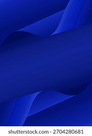 Un diseño con curvas de papel creadas en un estilo abstracto y moderno.