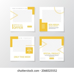 Design feed templates for promotion your product in social media