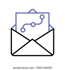 Design-Datei im Briefumschlag mit dem Begriff Vektorgrafik von Design-Mail