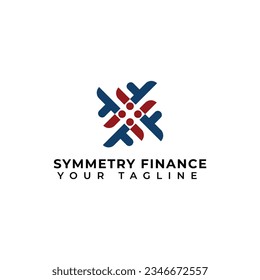 Design Finance Logo Vector Illustration