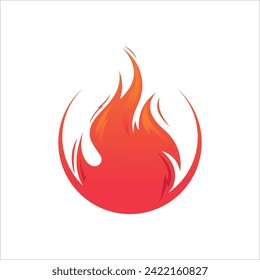 Design Fire Logo Icon Vector