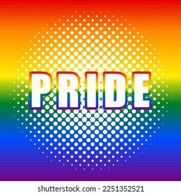 Bandera de diseño para el desfile del orgullo