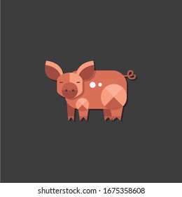 diseño de un icono plano aislado en un fondo negro.Ilustración vectorial