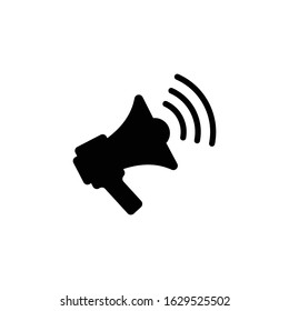 design Flat Megaphone Icon Stock Vector template