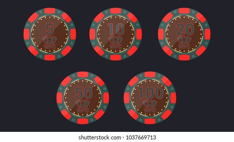 design flat poker ships