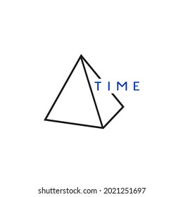 Design of flat pyramid and time message