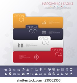 Design flat shadow template banners /graphic or website .Vector/illustration.