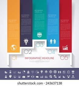 Design flat shadow template banners /graphic or website .Vector/illustration.