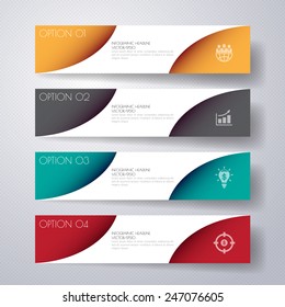 Design flat shadow template banners /graphic or website .Vector/illustration.