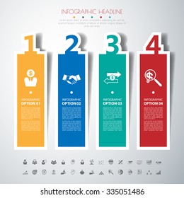 Design flat shadow template banners /graphic or website .Vector.