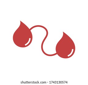 Design of flath donate symbol