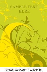 Design floral background
