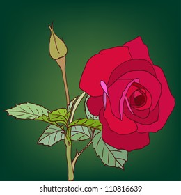 Diseñar elemento floral.