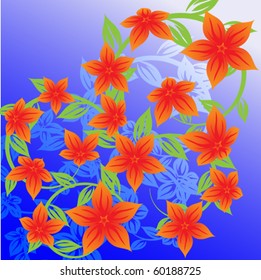 Design floral element. Vector illustration.