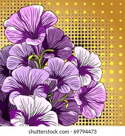 Design floral element. Vector illustration.