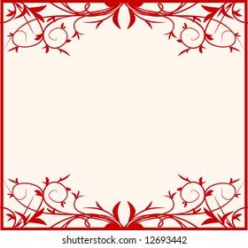 Design floral frame