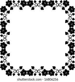 Design floral frame