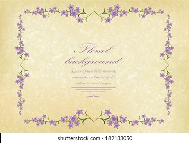 Design floral frame.