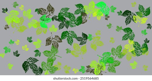 Design Floral Design. Ocher October Plant Card. Flying Template. Environment Backdrop.