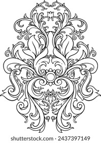 design floral ornament art illustration