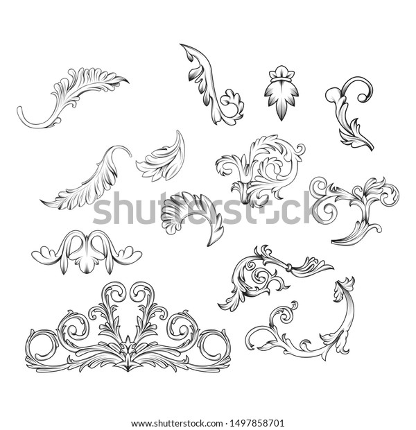 Design floral vector pack, Hand Drawn\
vintage floral elements. Swirls, laurels, frames, arrows, leaves,\
feathers, dividers, branches, banners and\
curls.