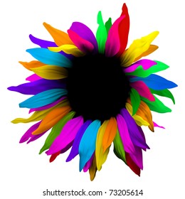 Design flower abstract element.