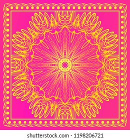 Design of a Flower Pattern. vector. for wallpaper, flyer, book, brochure