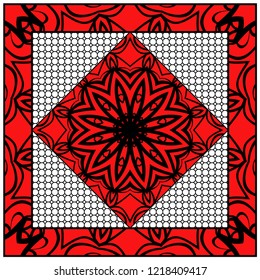 Design of a Flower Pattern. vector. for wallpaper, flyer, book, brochure