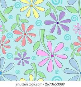 Projetar flores para decorar padrões, materiais, objetos, superfícies, têxteis, etc.