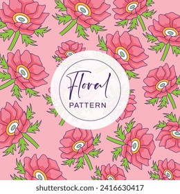 Design flowers template pattern design