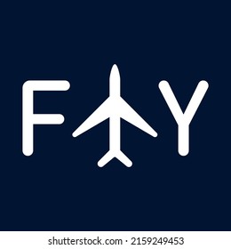 design for (fly) word .