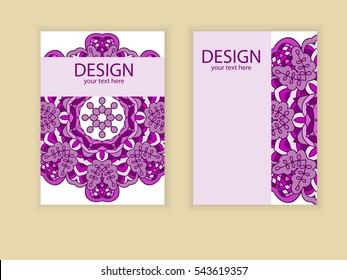 design flyer brochure design. samples vector of flyers, invitations, brochures, covers