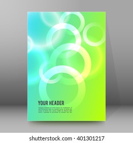 Design flyer label medical product. Vector illustration EPS 10 for infographics, presentation template, science and technology background, social media brochure layout