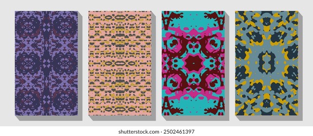 Design for flyer, poster, invitation, gift card, coupon, book cover. Modern cover design using tech elements and data visualization.
