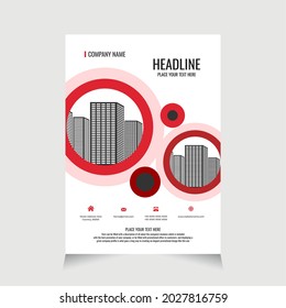 Plantilla de folleto de diseño elegante para el folleto de promoción, promoción de volantes