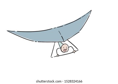design of flying in hang glider