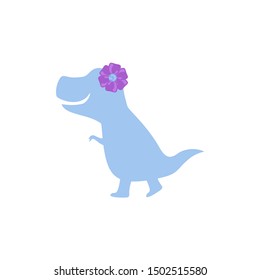 Design of fnice dinosaur illustration