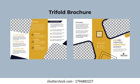 Design folding brochures for print