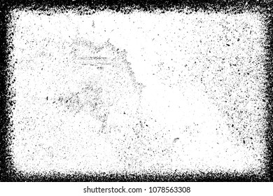 Design Frame Grunge Textures Grey Dark Black and White with Concrete Floor Background, Grunge Vector Background illustration EPS 10